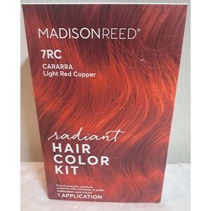 Madison Reed 7RC Carrara Light Red Copper Permanent Hair Color Kit Ammonia Free